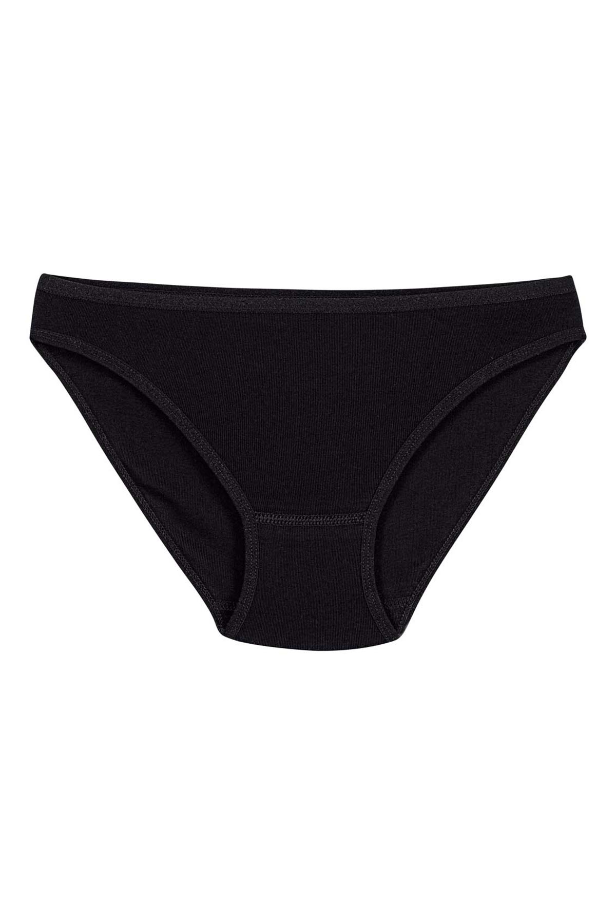 Yıldız Kadın %100 Pamuk Bikini Külot YLDZ-2122 M - Siyah