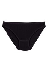 Yıldız Kadın %100 Pamuk Bikini Külot YLDZ-2122 M - Siyah