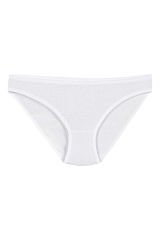 Yıldız Kadın %100 Pamuk Bikini Külot YLDZ-2122 XL - Beyaz