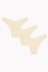 NBB 3'lü Lazer V Shape Brazillian Külot 328 XL - Ten Rengi