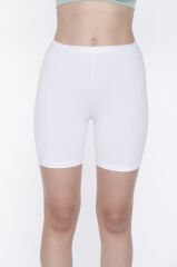 Yıldız Kadın Modal Diz Üstü Tayt 3605 M - Beyaz