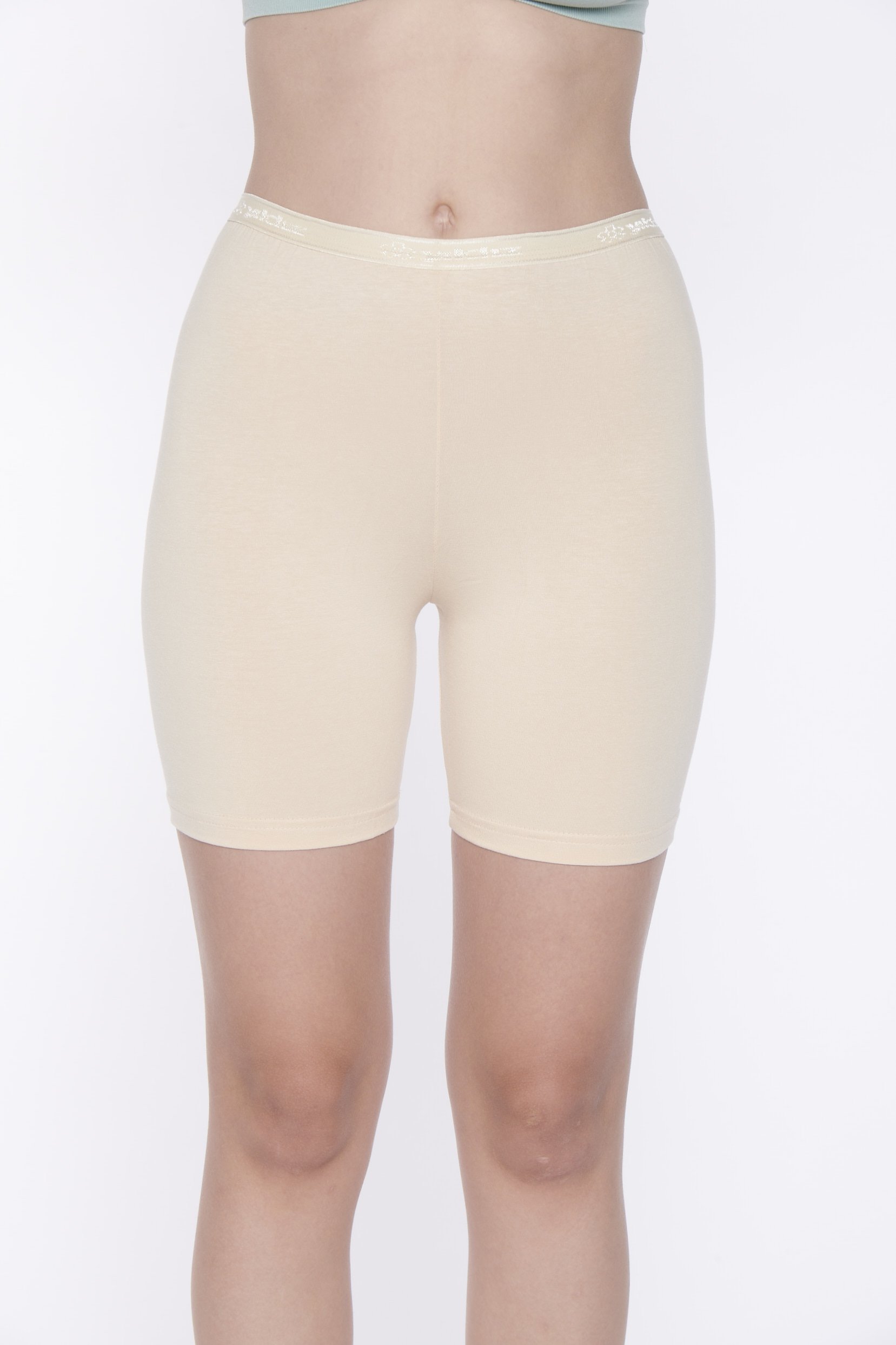 Yıldız Kadın Modal Diz Üstü Tayt 3605 XL - Ten Rengi