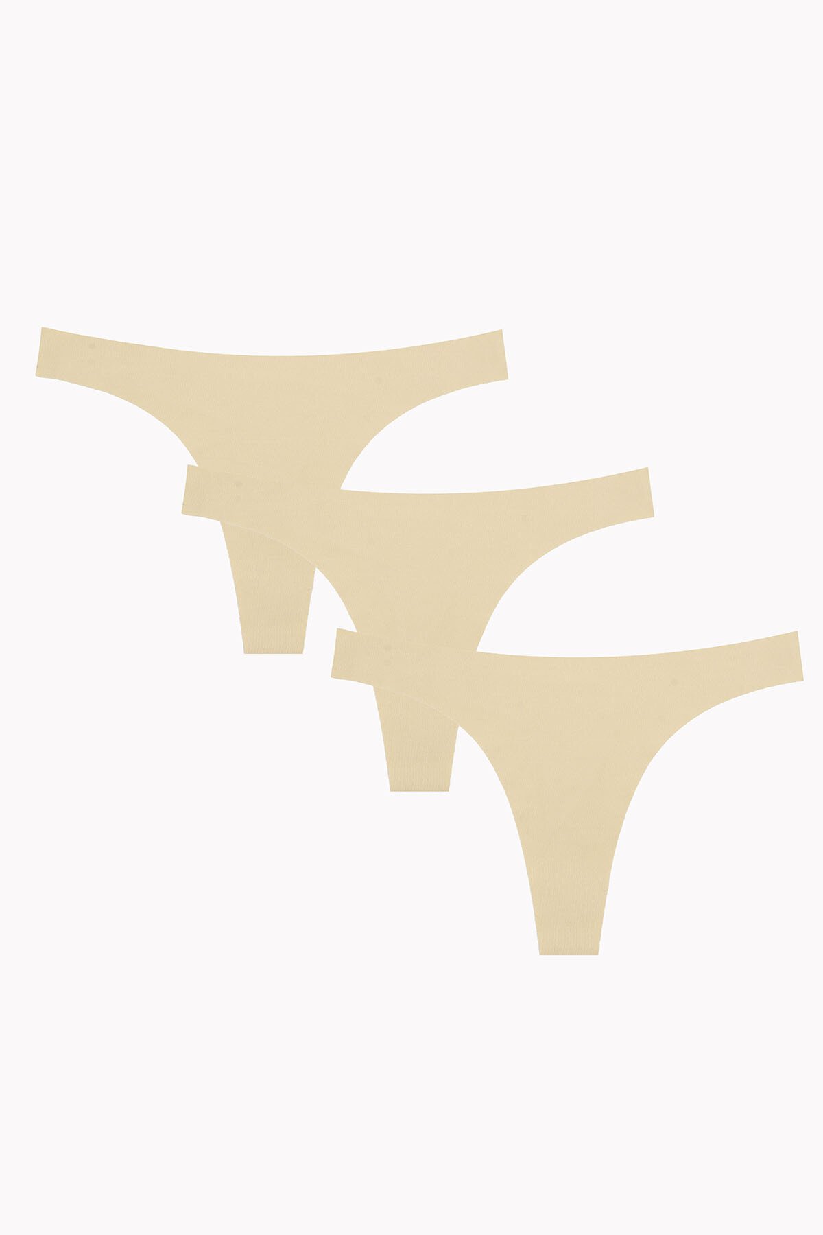 NBB 3'lü Lazer Kesim Tanga 329 XXL - Ten Rengi